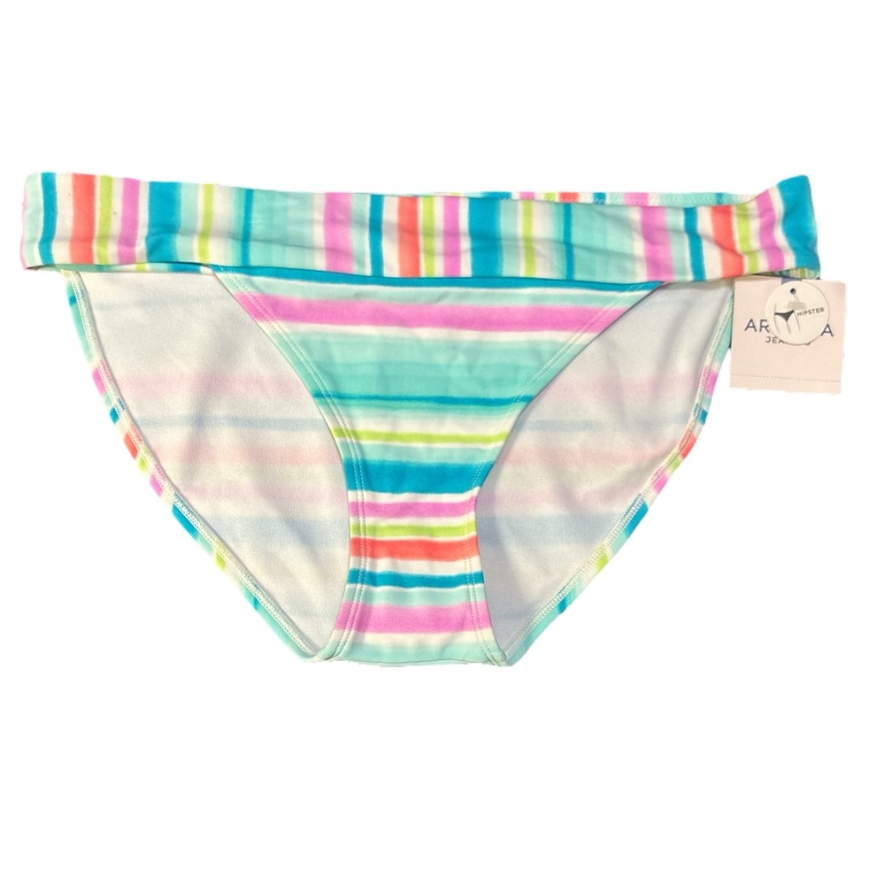 NWT Arizona Jean Company Blue and Pink Bikini Vibrant Swimwear - Picture 1 of 4